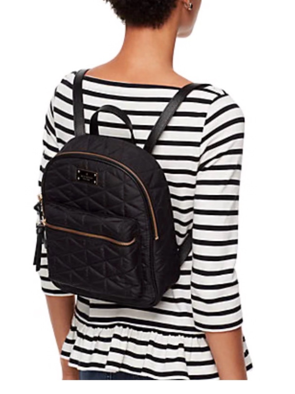 Kate Spade Small Bradley Wilson Road Quilted Backpack - Picture 3 of 17
